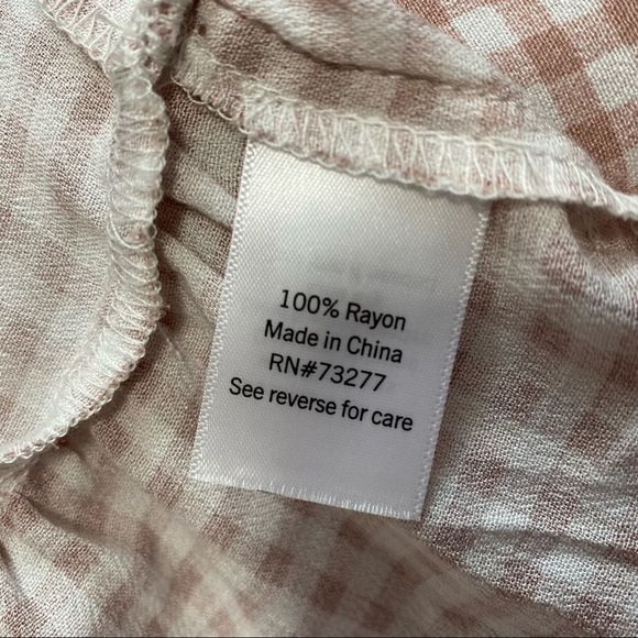 SO NWT pink & white cropped peasant top blouse size large - Picture 4 of 7